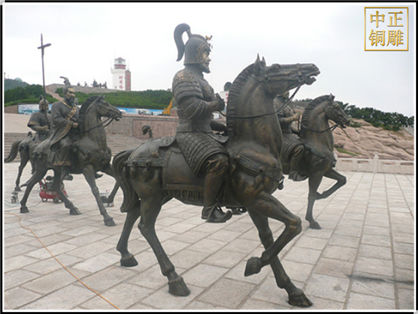 將軍騎馬人物銅雕塑鑄造.jpg