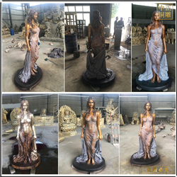 鑄造西方雕塑人物 