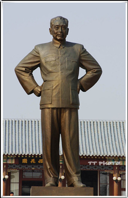 周恩來人物銅雕