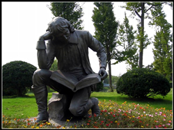 莎士比亞銅雕塑