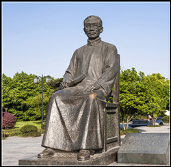 蔡元培銅雕塑