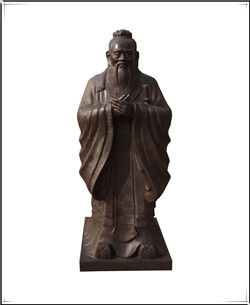 萬世師表孔子銅雕