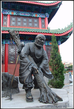 魯智深雕塑|加工魯智深銅雕塑