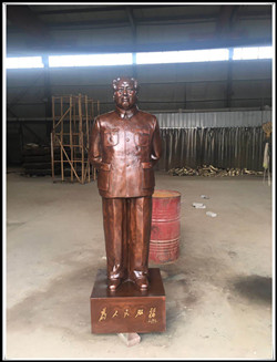 毛主席銅像圖片