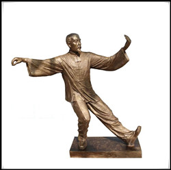 太極人物雕塑圖片